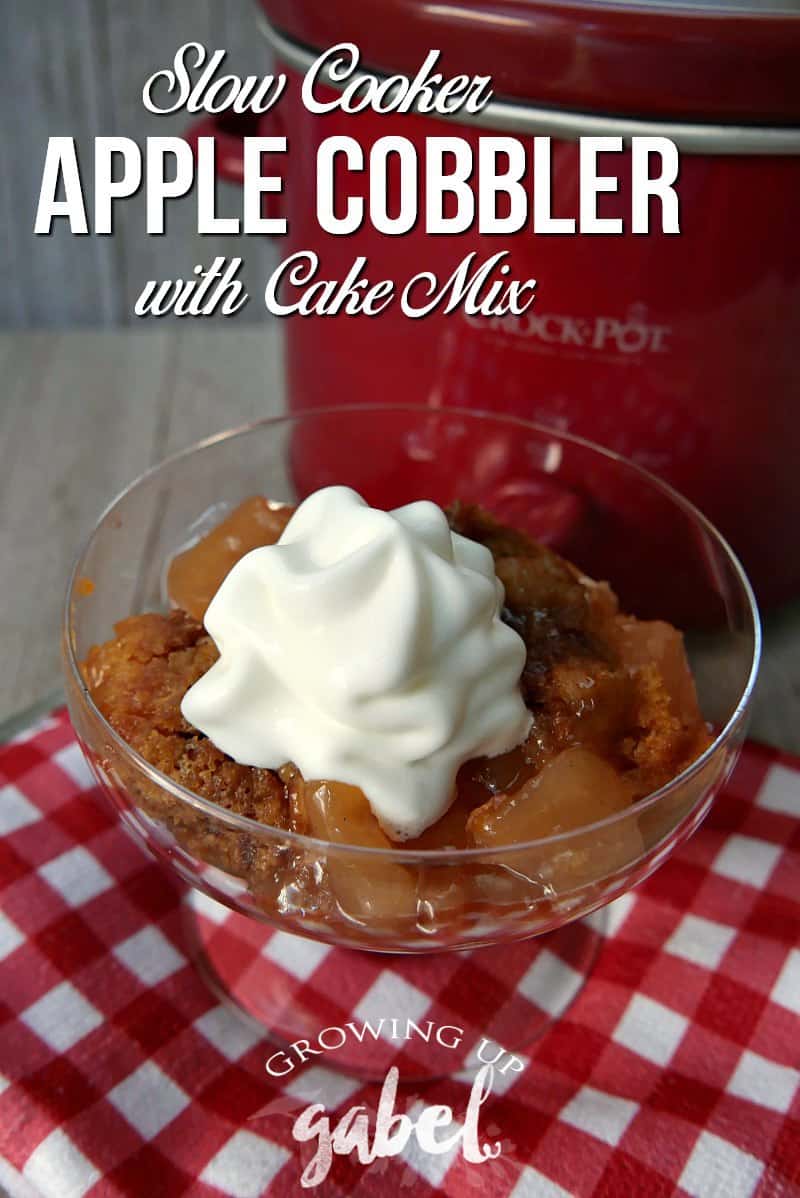 Apple Cobbler with Cake Mix