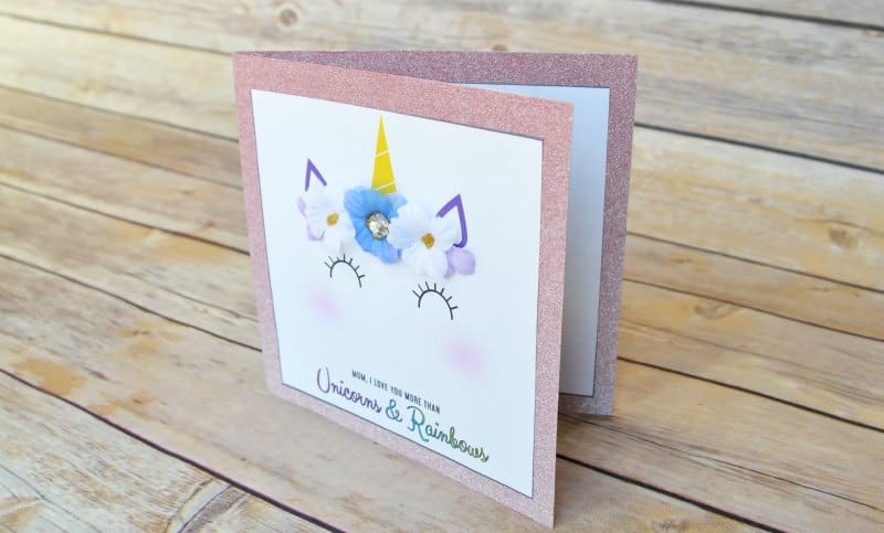 Mother's Day unicorn card