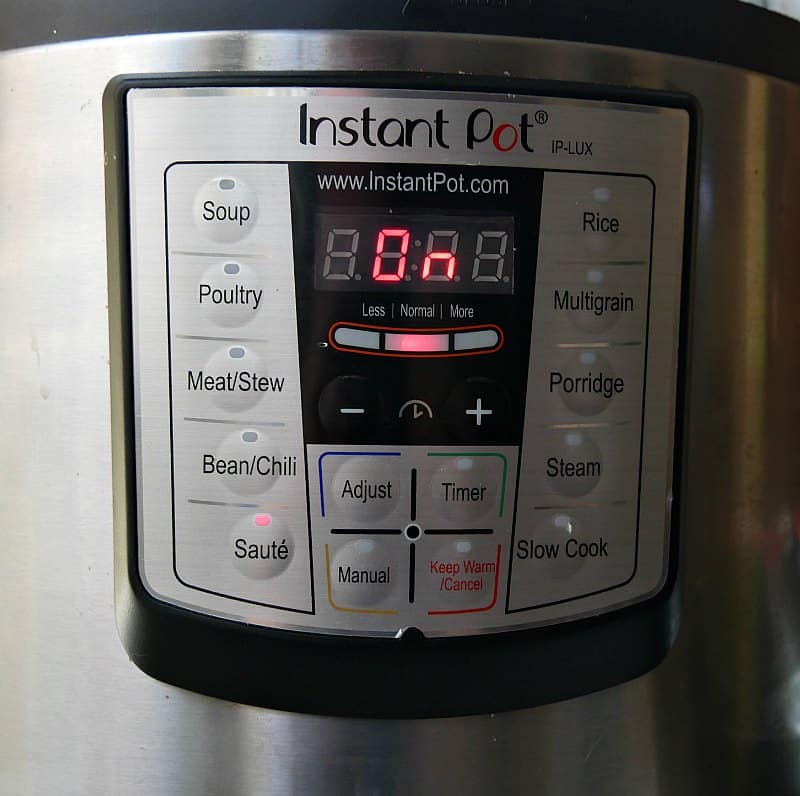 Instant Pot with On 