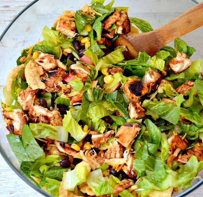 Chopped BBQ Chicken Salad Recipe