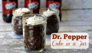 Dr. Pepper Cake in A Jar