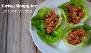 Turkey Sloppy Joes Lettuce Wraps