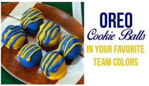 OREO Cookie Balls Recipe in Your Favorite Team Colors