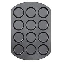Wilton 12-Cavity Whoopie Pie Baking Pan, Makes Individual 3" Diameter Baked Goods and Treats, Non-Stick and Dishwasher-Safe, Enjoy or Give as Gift, Metal (1 Pan)