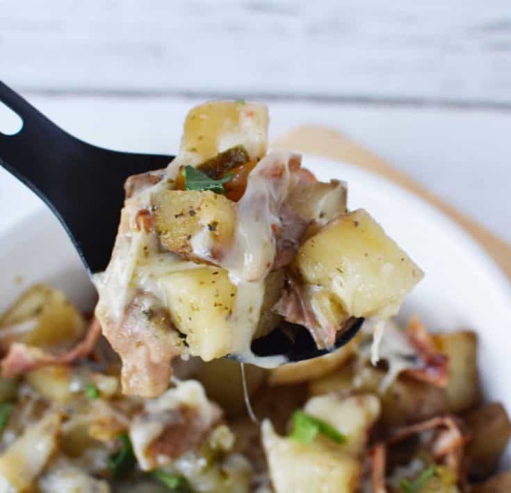 Slow Cooker Ham and Potatoes