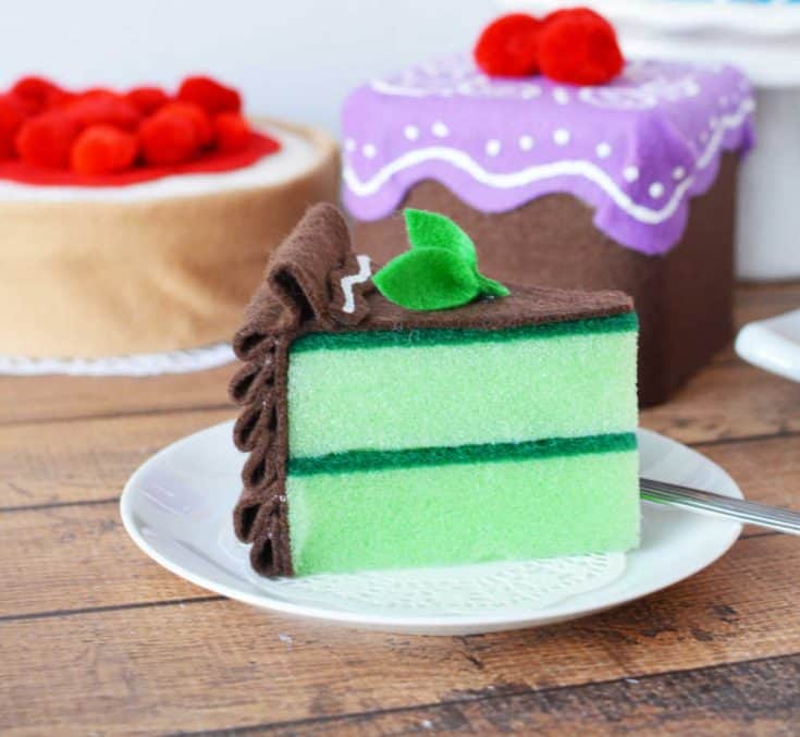 Homemade Toy Food Cakes for Kids Kitchens