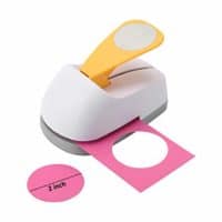 ASPERFFORT Craft Lever Punch 2 inch Circle Punch DIY Handmade Paper Punch(White Circle)