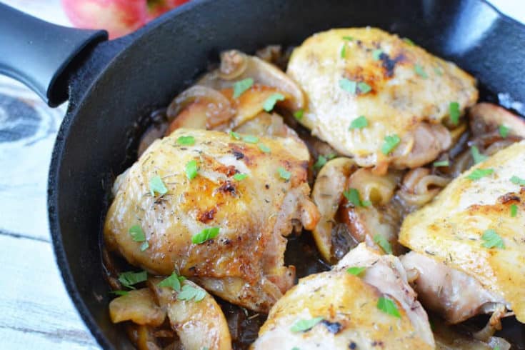 Sauteed Chicken and Apples