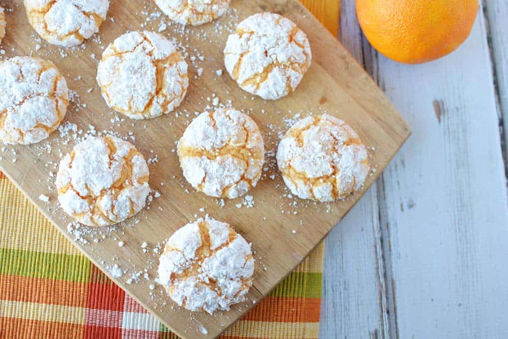 Orange Cake Box Cookies - Burlap Kitchen