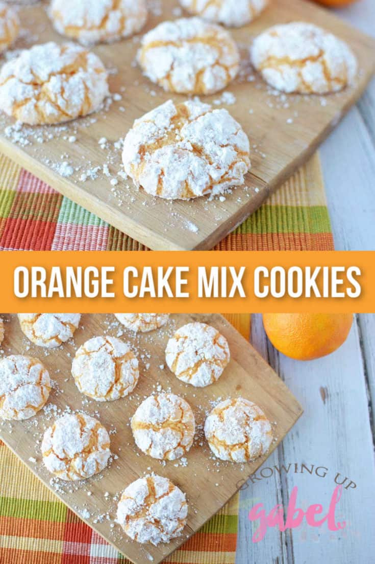 Frosted Orange Easy Cake Mix Cookies - Amee's Savory Dish