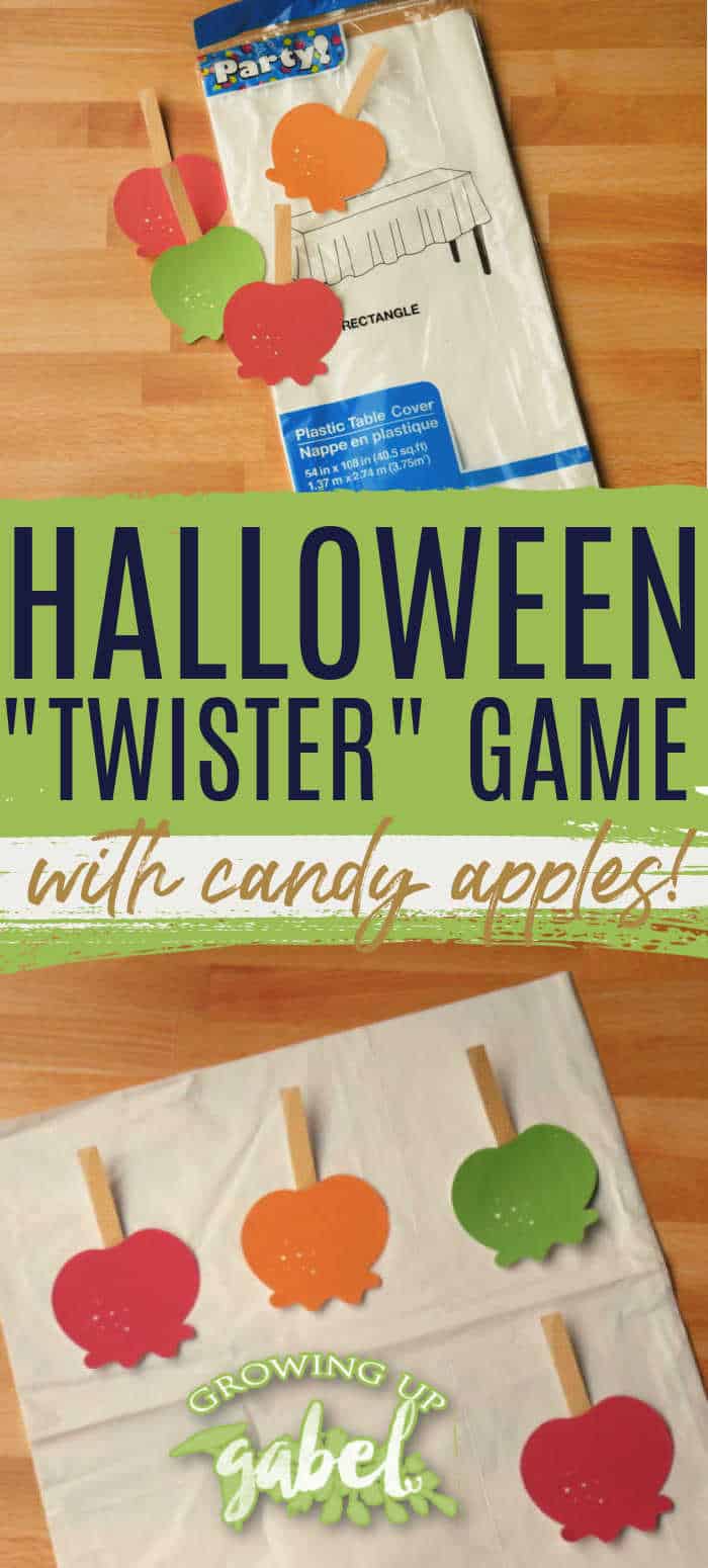 Candy Apple Twister Halloween Party Game