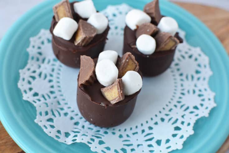 Peanut Butter Cup Hot Chocolate Bombs