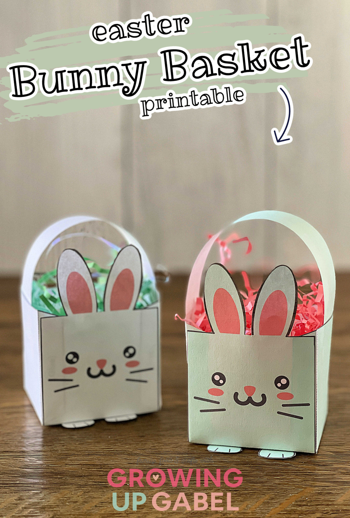 Printable Easter Bunny Basket