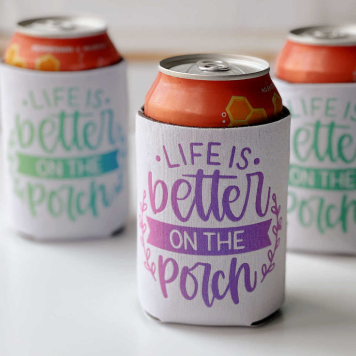 How to Make a Cricut Koozie with Cricut Infusible Ink