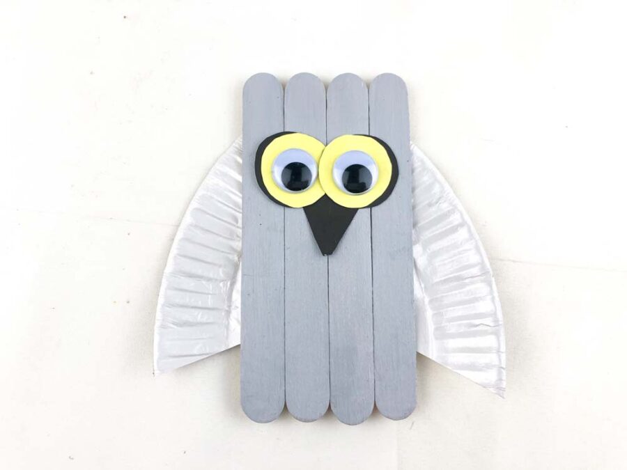 Popsicle Stick Owl Craft
