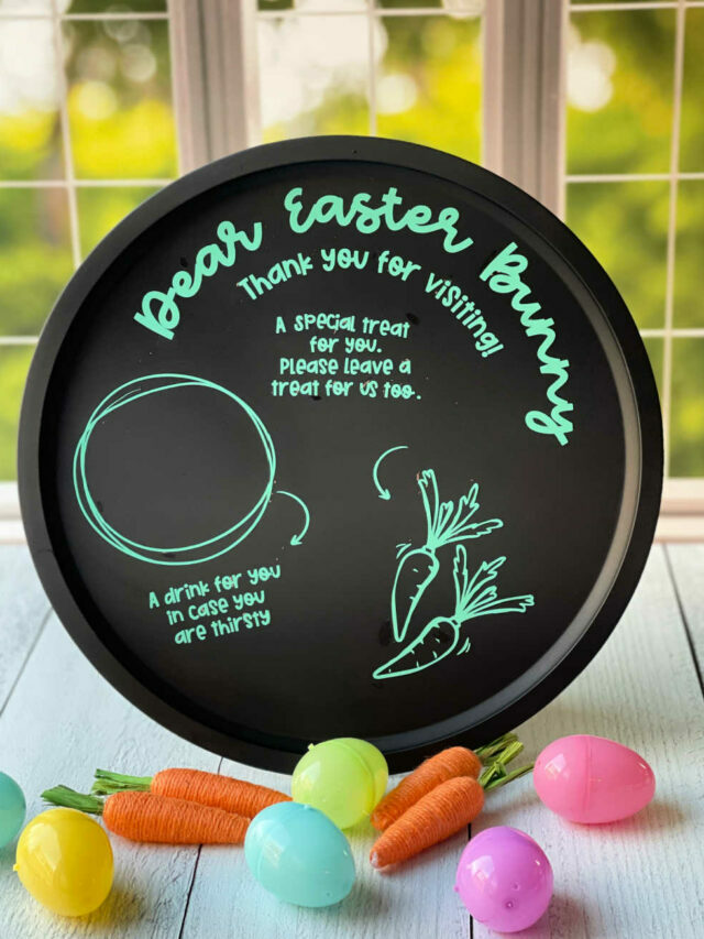 Easter Bunny Treat Plate