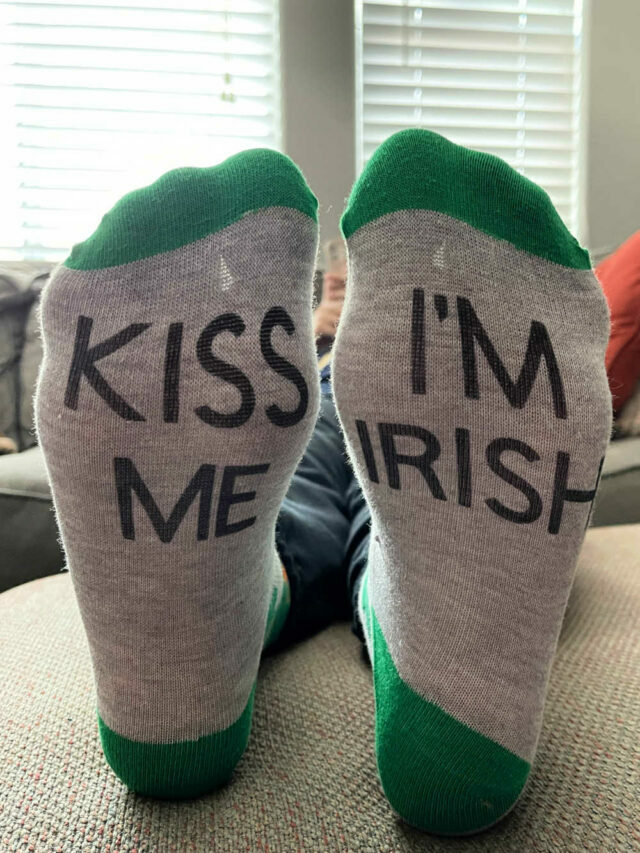How to Make Custom St. Patrick’s Day Socks with Cricut Infusible Ink