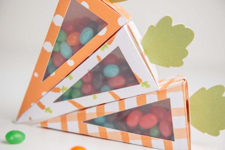 How to Make a Paper Carrot Box with Cricut