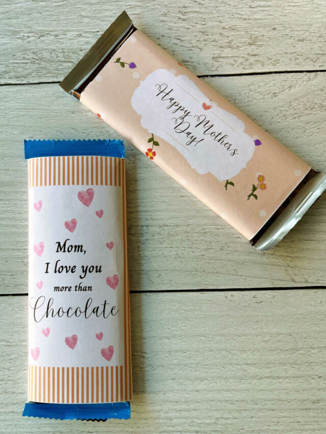 Printable Mothers Day Candy Bar Wrappres