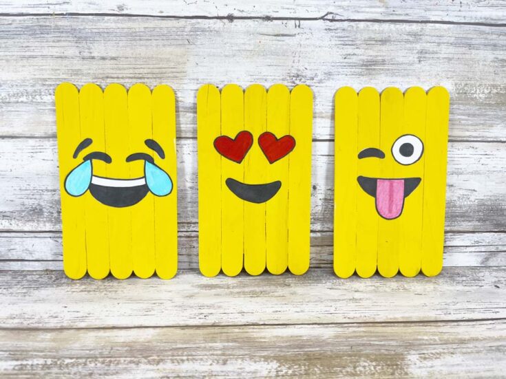 Craft Stick Emojis Craft 