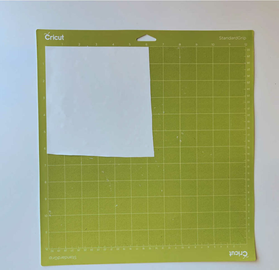 Cricut UV Activated Color Changing Iron-On on a Cricut StandardGrip Mat